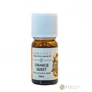 Orange Sweet essential oil, Certified Organic